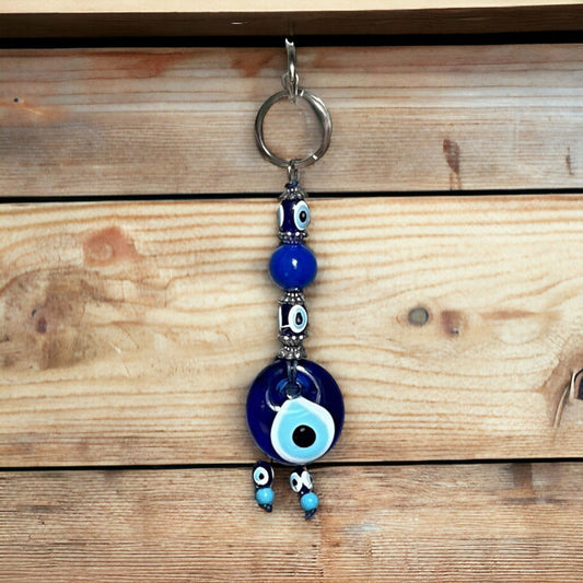 Evil Eye Nazar Boncuk Mal De Ojo Keychain - Guzel Handcrafts - #tag1# - #tag2# - #tag3# - #tag4#