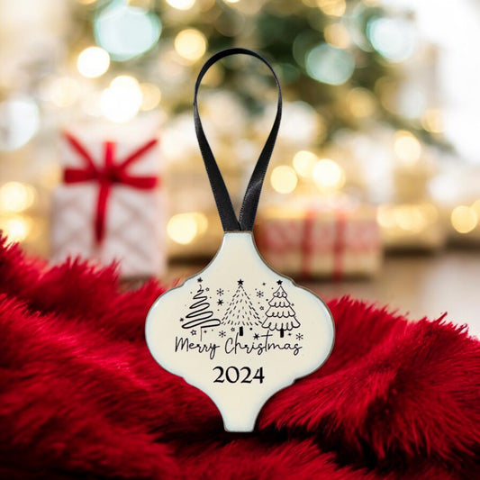 Ornements de Noël sur le thème du mauvais œil bleu et or - 3 styles ! - 3 pièces, 6 pièces, 9 pièces, 12 pièces - Expédition rapide !