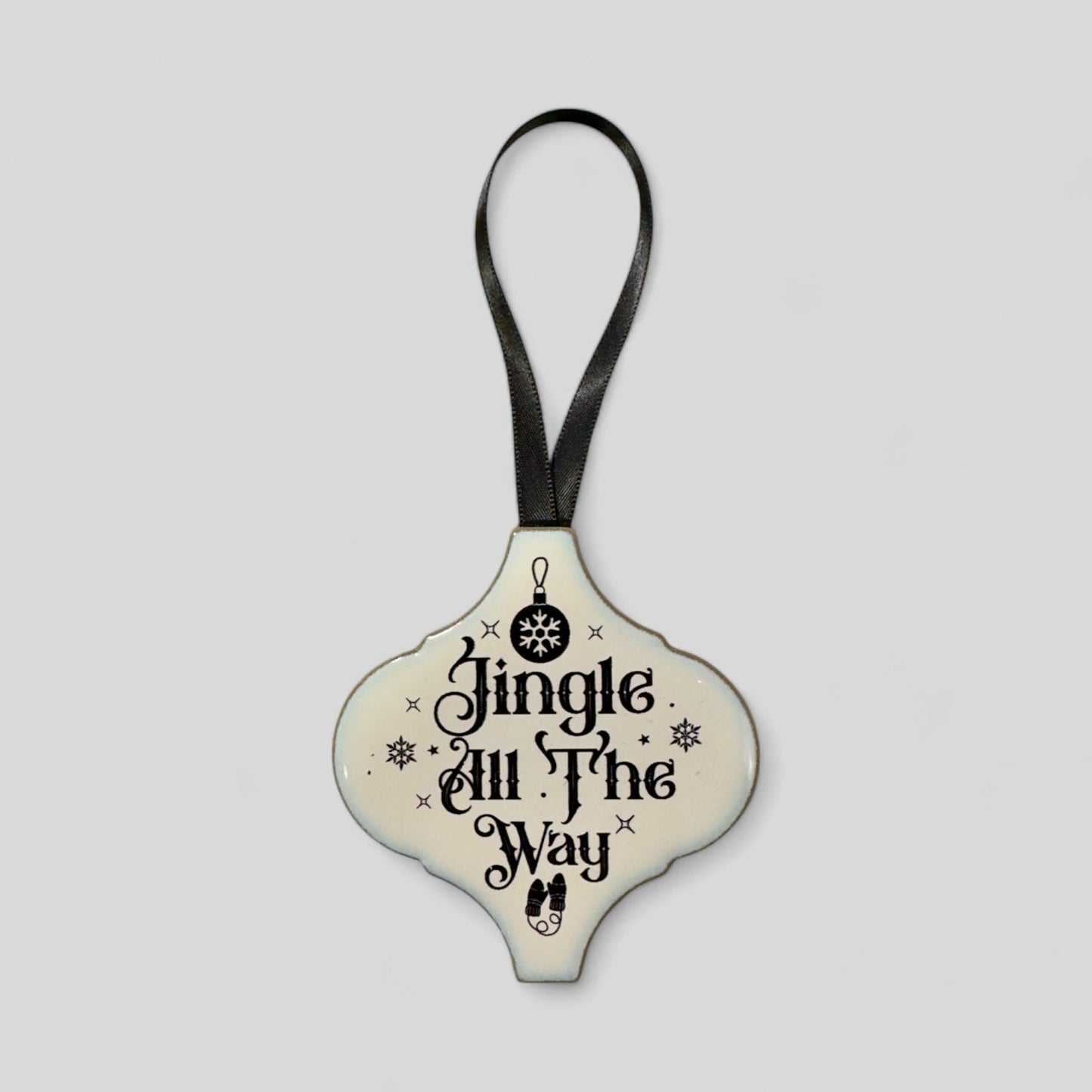 Arabesque Christmas Ornament - Jingle All The Way