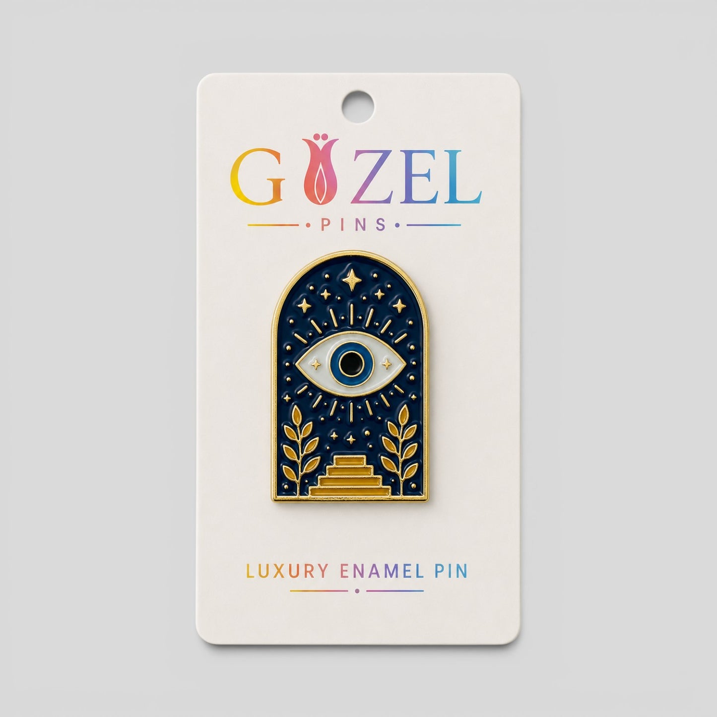 Mystical Evil Eye Arch Enamel Pin