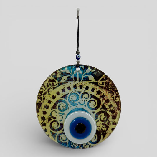 6" Fusion Glass Evil Eye - Sentinel