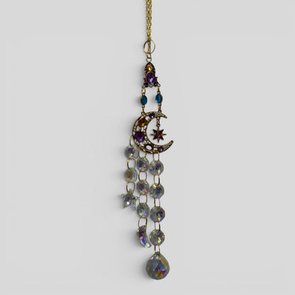 Sunburst Crystal Suncatcher