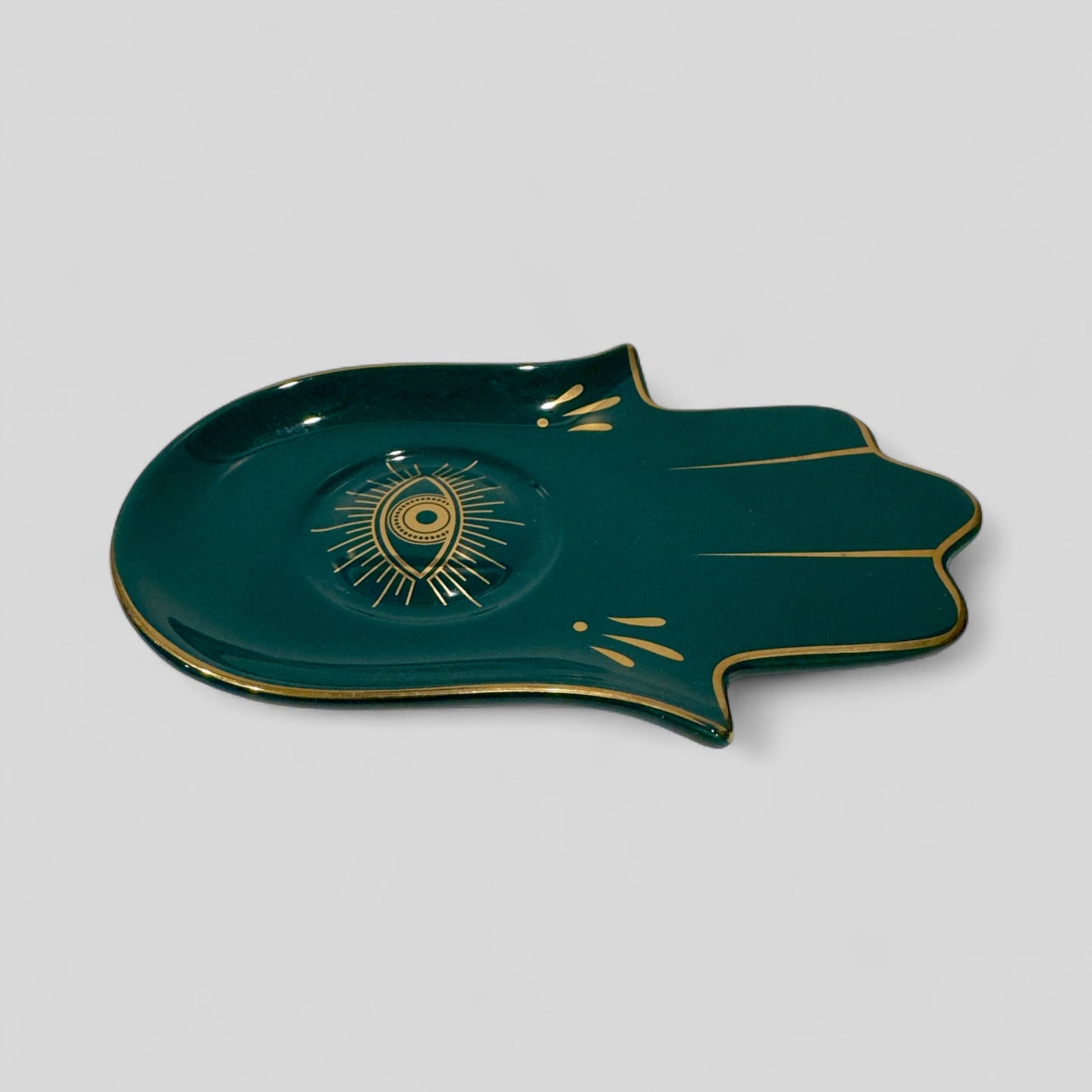 Luxury Evil Eye Cup for Coffee & Tea with Hamsa Hand Saucer Set - Multiple Colors