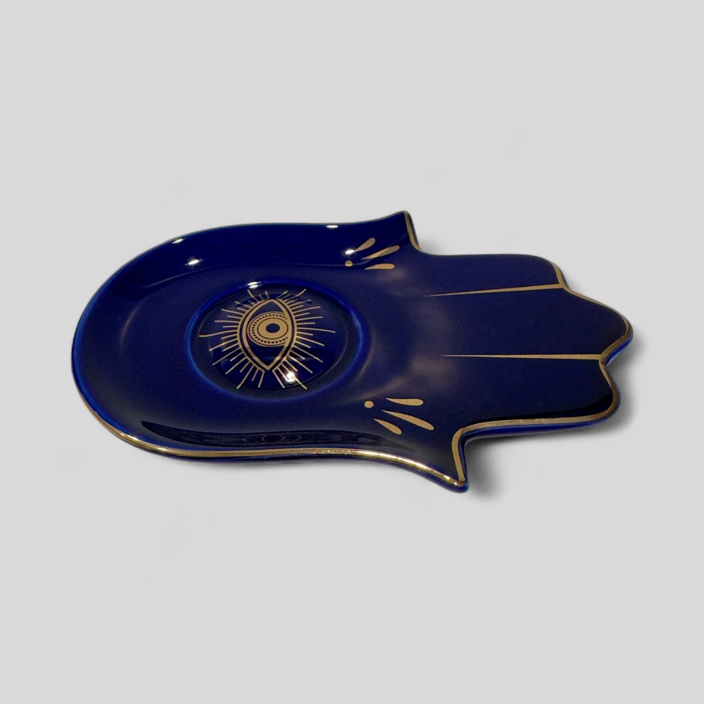 Luxury Evil Eye Cup for Coffee & Tea with Hamsa Hand Saucer Set - Multiple Colors