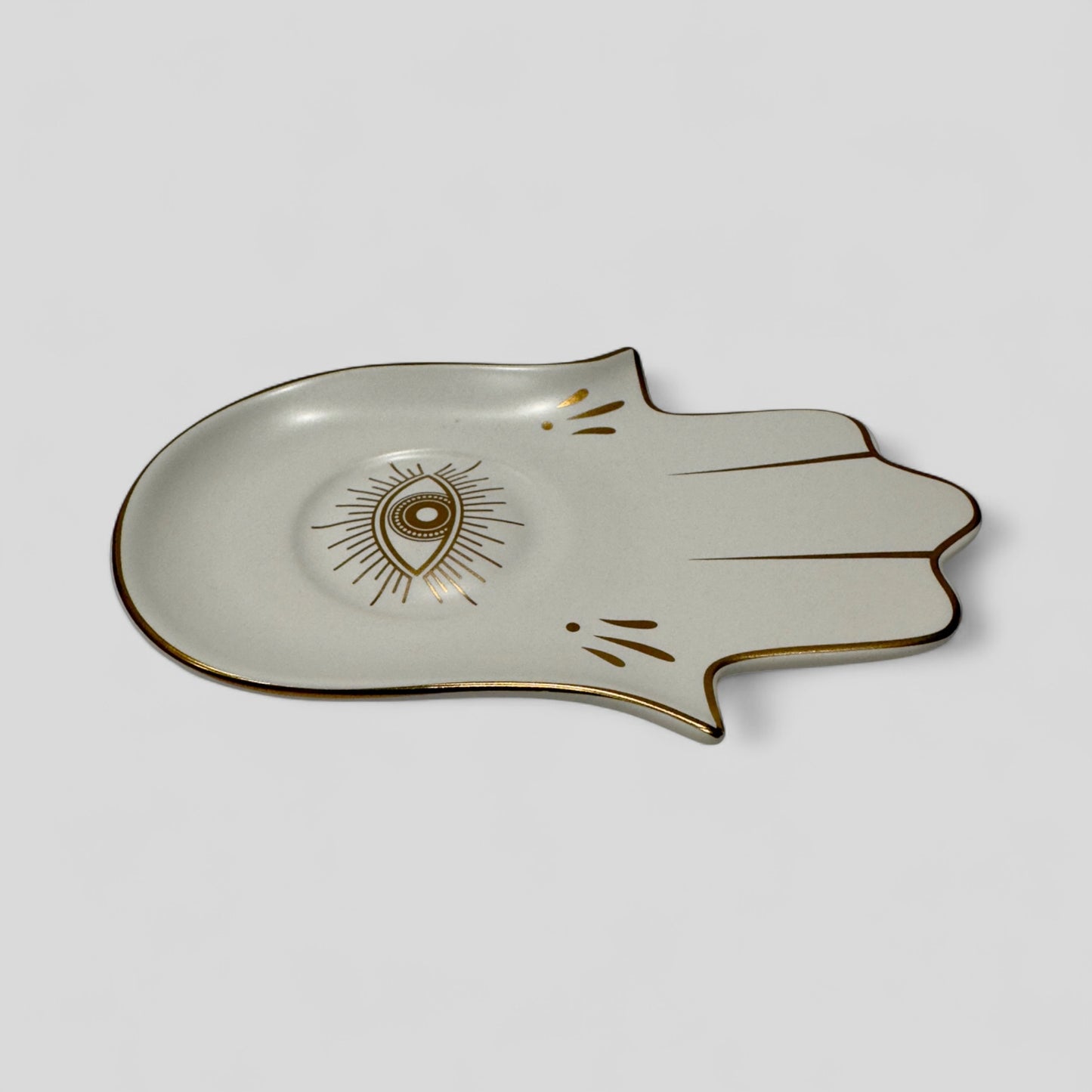 Luxury Evil Eye Cup for Coffee & Tea with Hamsa Hand Saucer Set - Multiple Colors