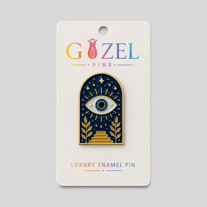 Mystical Evil Eye Arch Enamel Pin