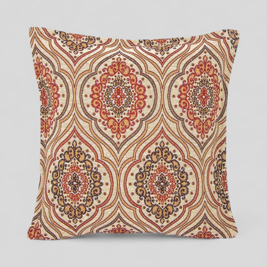 18" Turkish Square Pillow Cover - Arch Medallion