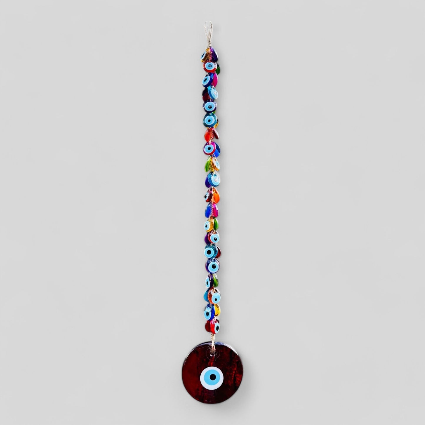 41 pieces Macrame Wall Hanging Multicolor Evil Eye Wall Decor, Wall Ornaments, Home Gift, House Protection, Good Luck, Evil Eye Beads, Charm