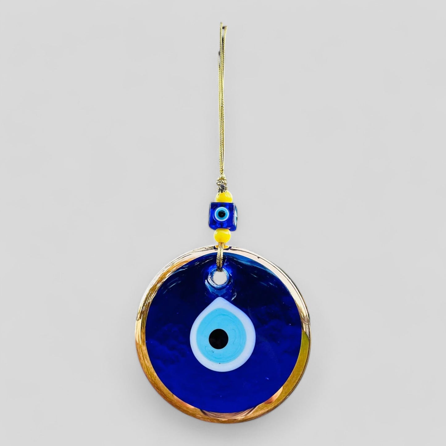 Gold Gilded Wall Hanging Evil Eye Nazar Boncuk Mal De Ojo, Modern Boho Style Home Decor