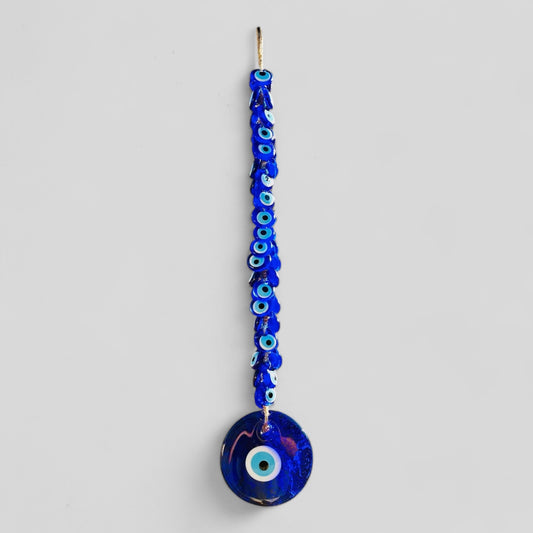 41 Piece Evil Eye Wall Hanging Decor | Evil Eye Beads | Macrame Wall Hanging Evil Eye | Blue Evil Eye Beads House Protection | Nazar Boncuk